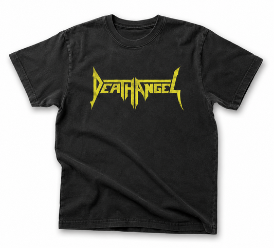 Premium Vintage Yellow Logo T-Shirt